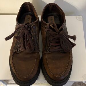 Vintage Eastland Men's Brown Leather Boat Shoes